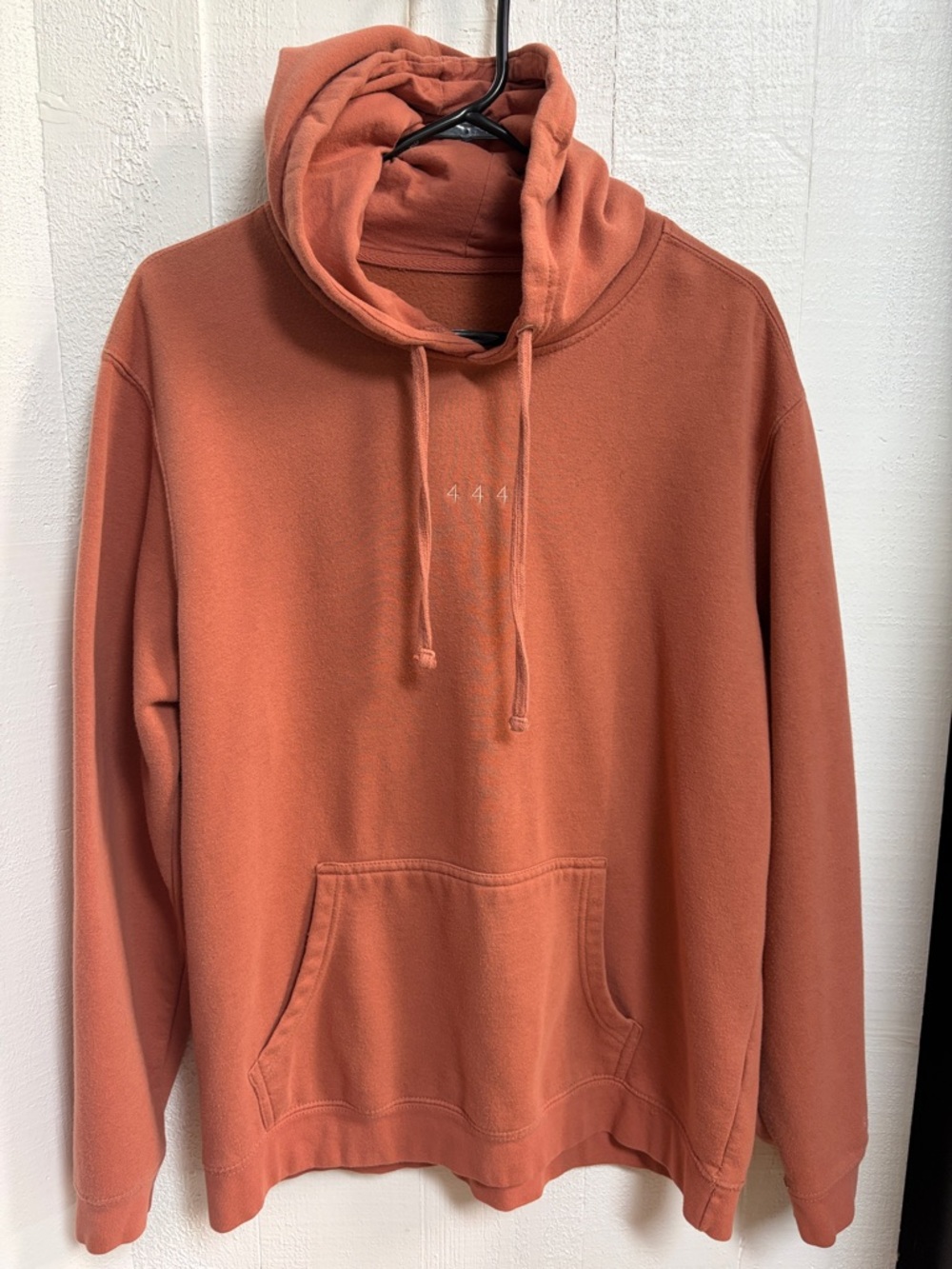 444 Rust Orange Pullover Hoodie - by My Metaphysical Maven